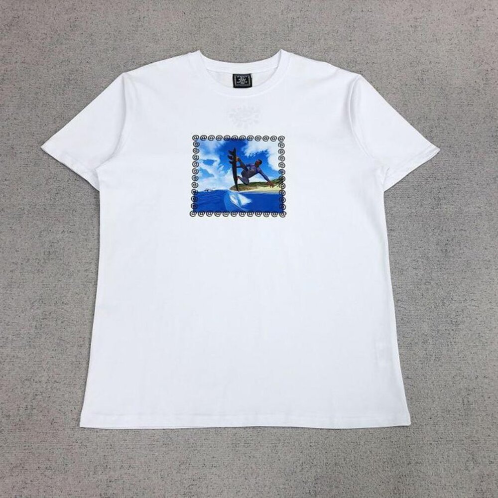 Always White Surf Graphic Short Sleeve Shirt